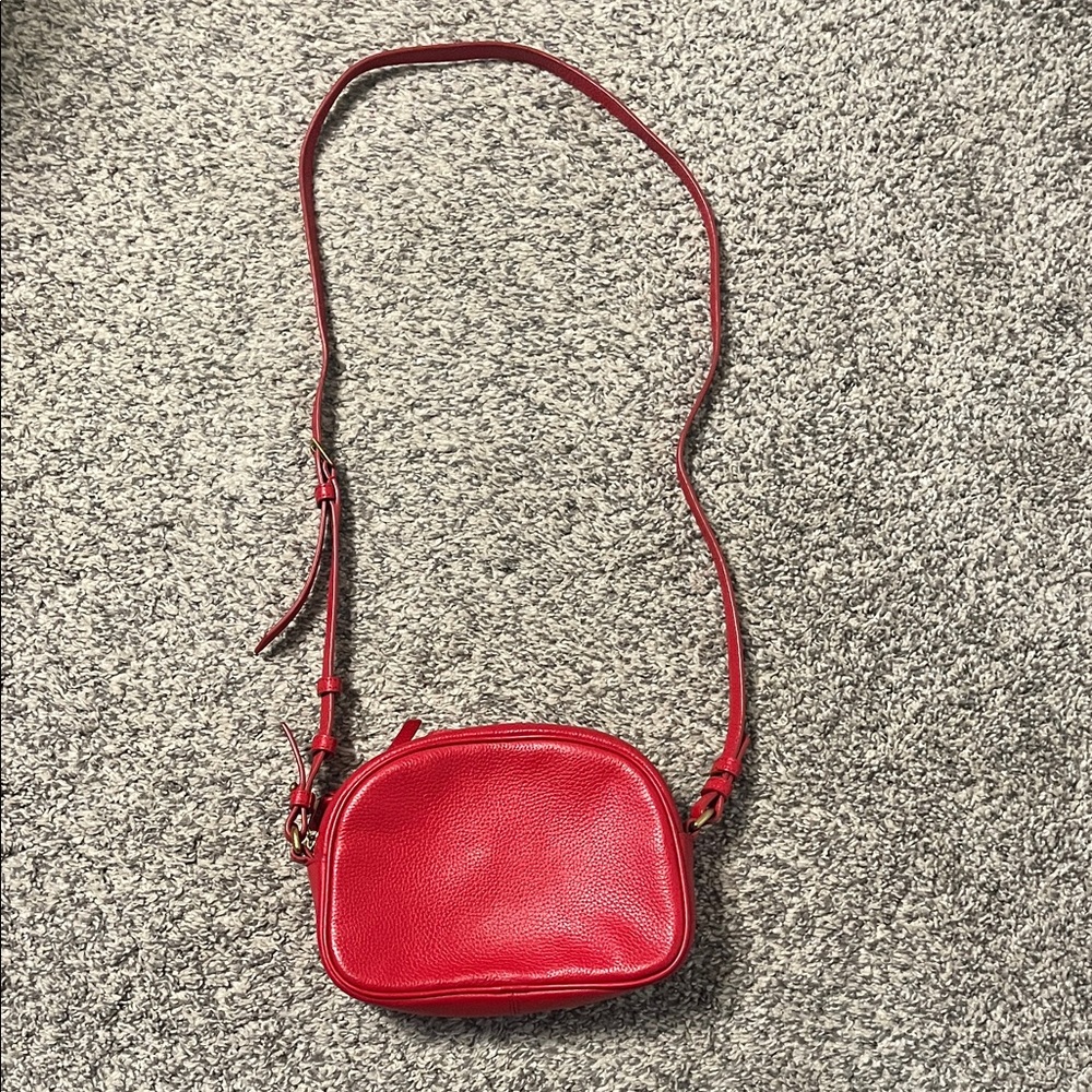J. Crew Bold Red Crossbody Bag